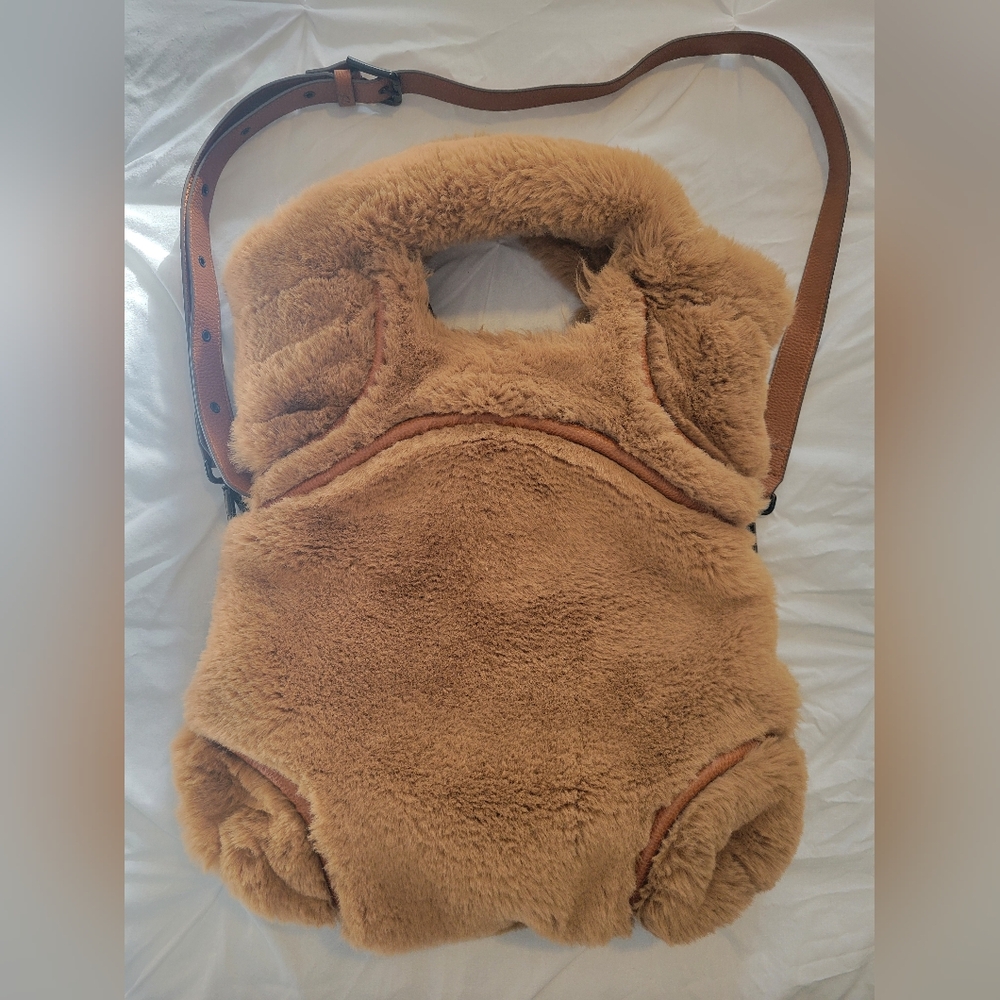 NWT - Foley + Corinna Faux Fur Tan Purse
